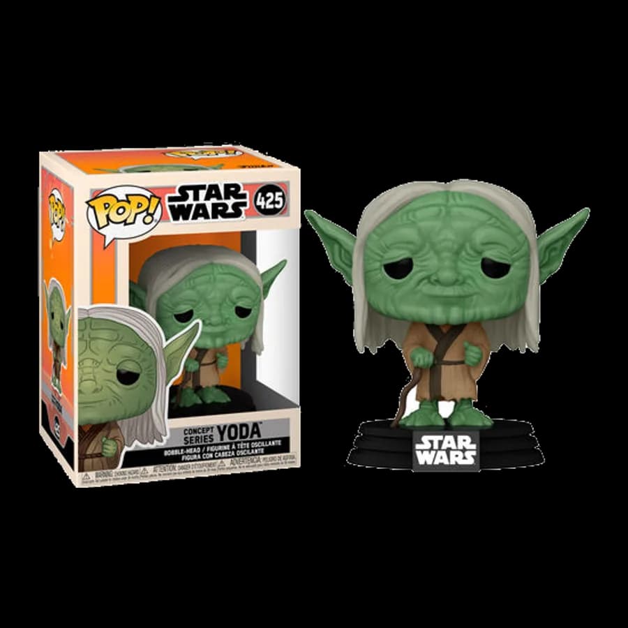 FUNKO POP! STAR WARS : CONCEPT SERIES YODA #425 VINYL FIGURE