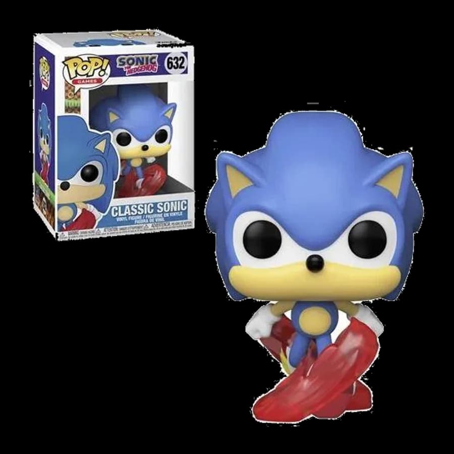 FUNKO POP! GAMES : SONIC THE HEDGEHOG 30th Anniversary - CLASSIC SONIC #632 VINYL FIGURE