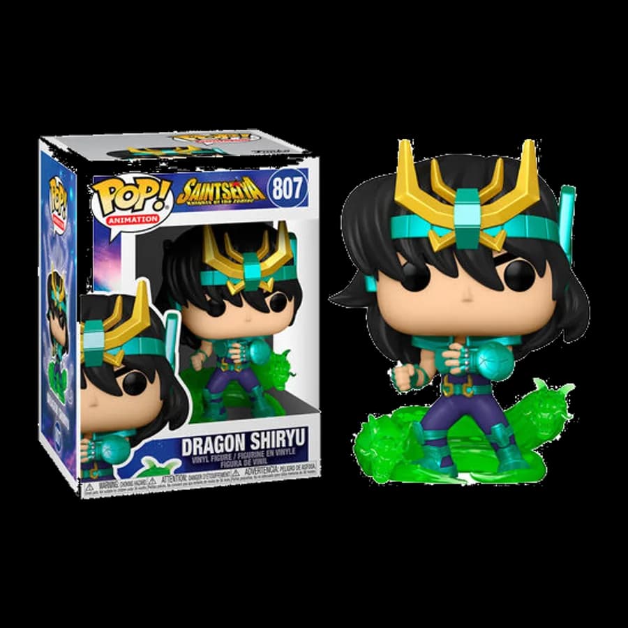 FUNKO POP! ANIMATION : SAINT SEIYA - DRAGON SHIRYU #807 VINYL FIGURE