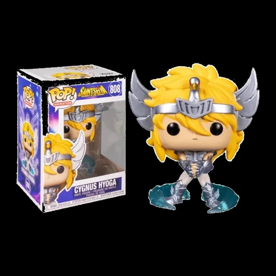 FUNKO POP! ANIMATION : SAINT SEIYA KNIGHTS OF THE ZODIAC - CYGNUS HYOGA #808 VINYL FIGURE
