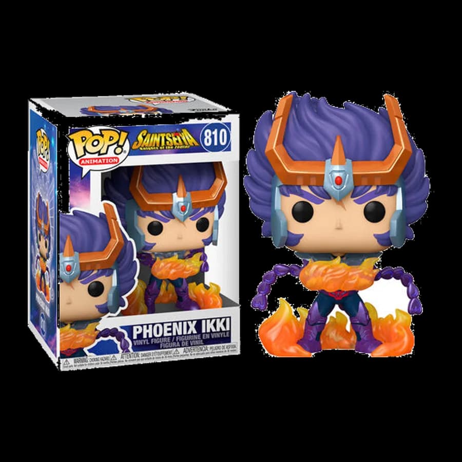 FUNKO POP! ANIMATION : SAINT SEIYA KNIGHTS OF THE ZODIAC - PHOENIX IKKI #810 VINYL FIGURE