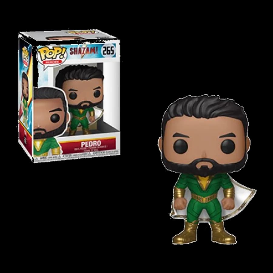 FUNKO POP! HEROES - SHAZAM! : PEDRO # 265 VINYL FIGURE