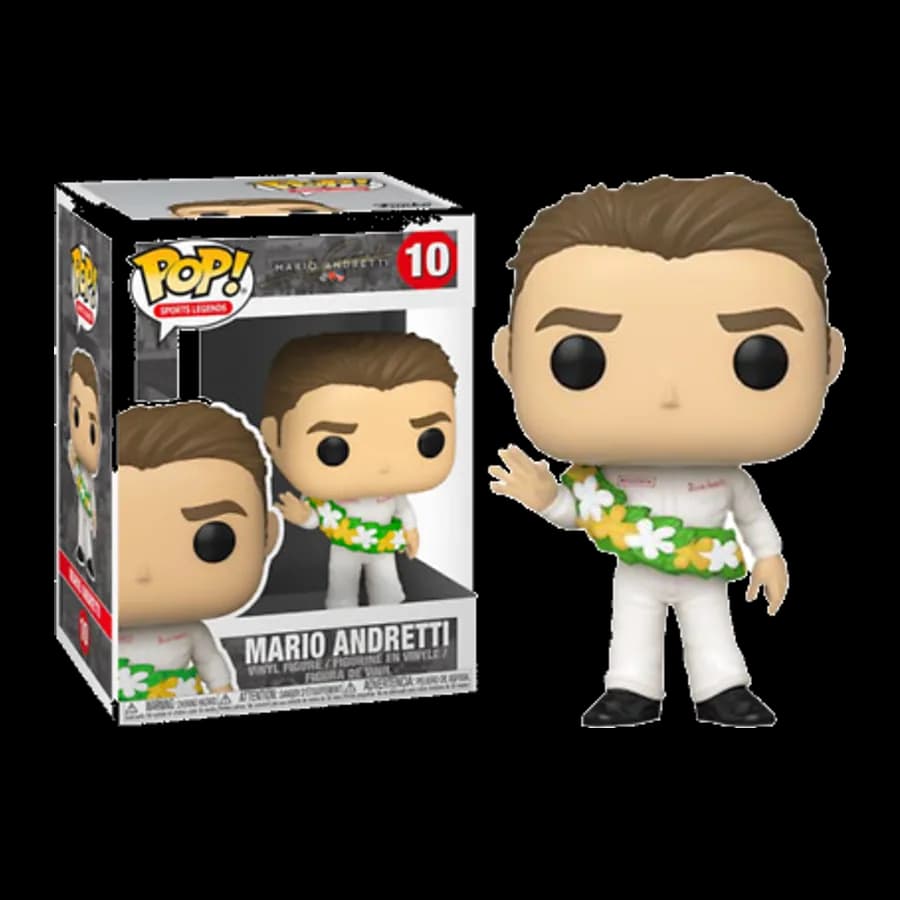 FUNKO POP! SPORTS LEGENDS : MARIO ANDRETTI #10 VINYL FIGURE