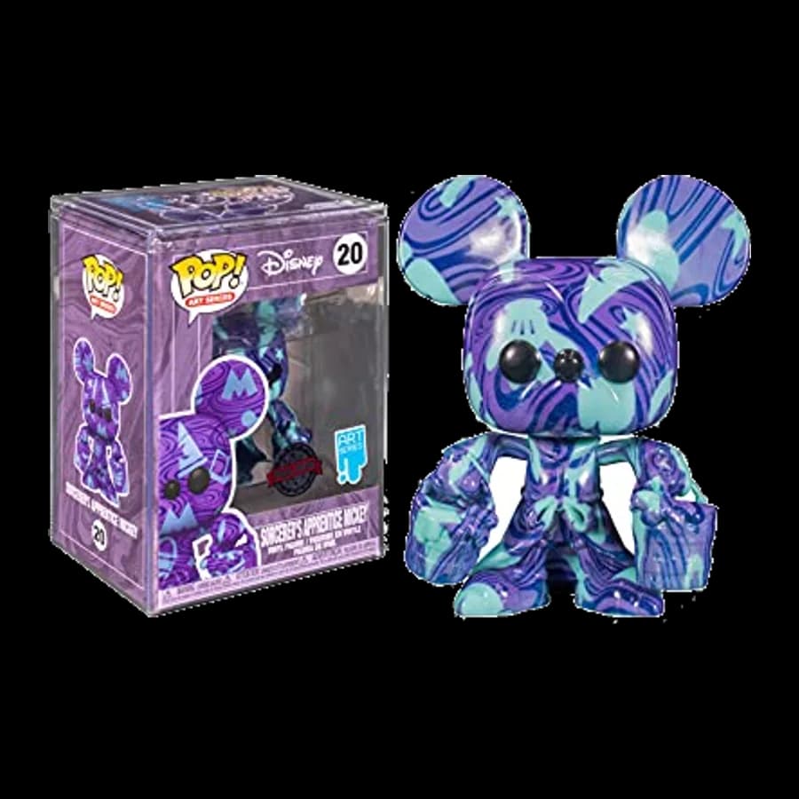 FUNKO POP! Art Series : Disney Mickey - Apprentice Mickey (with Plastic Case) (Special Edition) #20 VINYL FIGURE