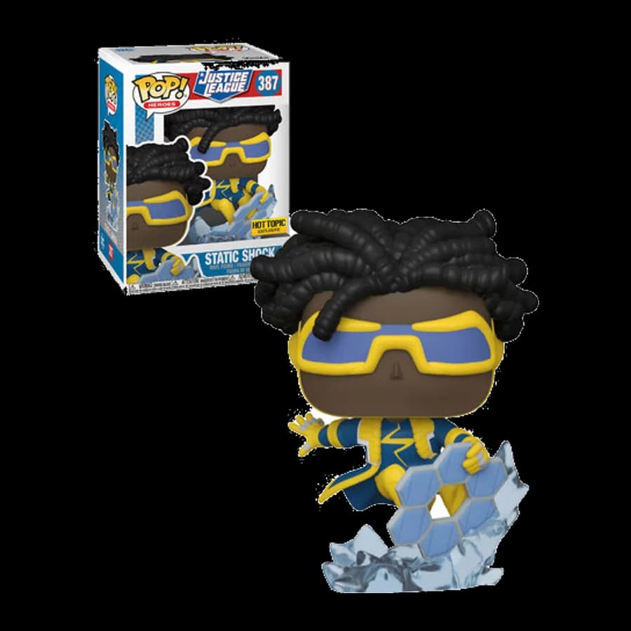 FUNKO POP! DC HEROES: JUSTIC LEAGUE - STATIC SHOCK (Special Edition) #387 Vinyl Figure