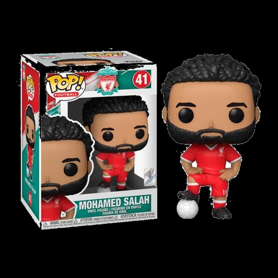 FUNKO POP! FOOTBALL: LIVERPOOL - MOHAMED SALAH #41 VINYL FIGURE