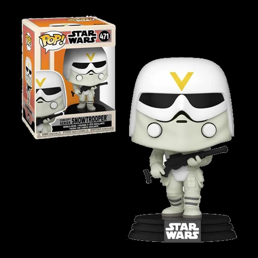 FUNKO POP! STAR WARS: CONCEPT SERIES - SNOWTROOPER #471 BOBBLE-HEAD VINYL FIGURE