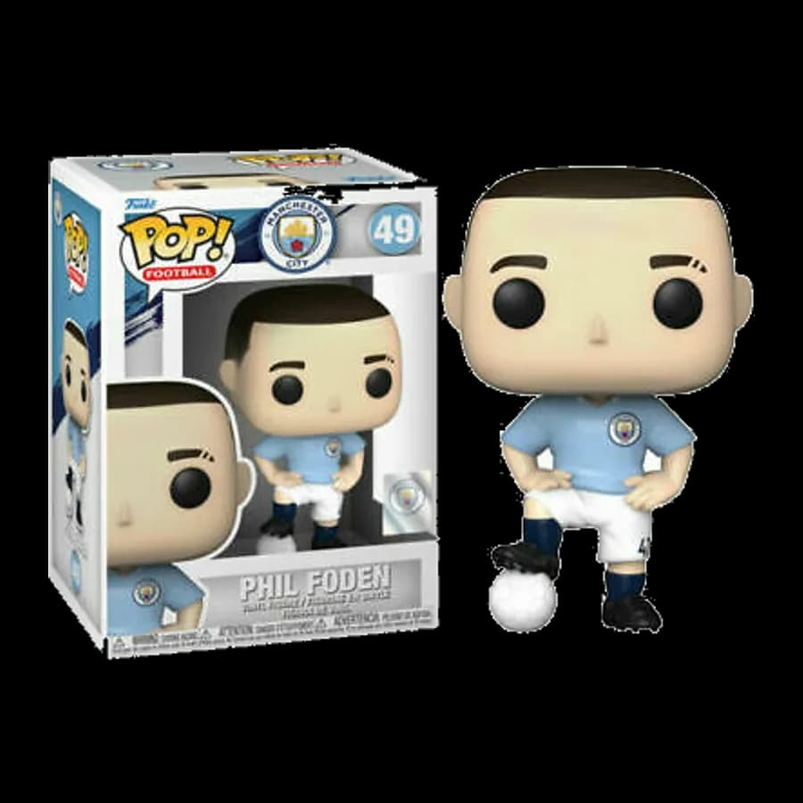 FUNKO POP! FOOTBALL: MANCHESTER CITY - PHIL FODEN #49 VINYL FIGURE