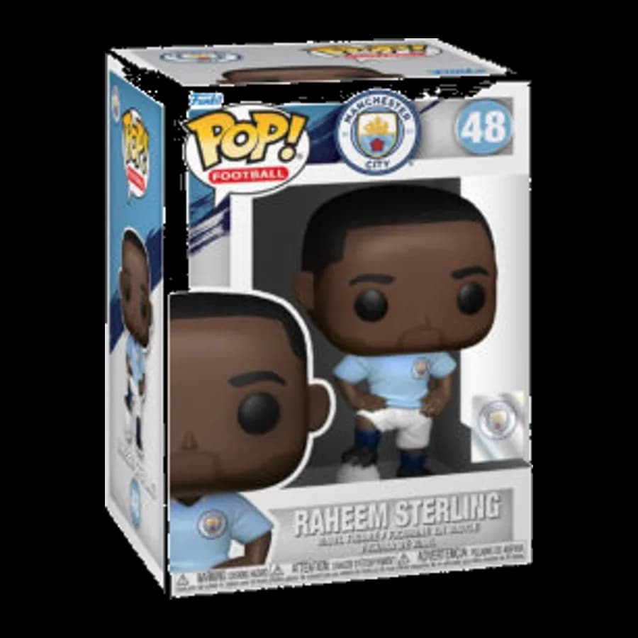 FUNKO POP! FOOTBALL: MANCHESTER CITY - RAHEEM STERLING #48 VINYL FIGURE