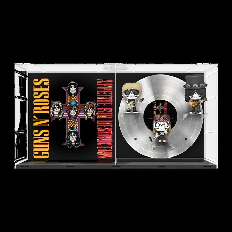 FUNKO POP! ALBUMS DELUXE: GUNS N' ROSES APPETITE FOR DESTRUCTION - AXL ROSE, SLASH, DUFF McKAGAN, (SPECIAL EDITION) #23 VINYL FIGURES