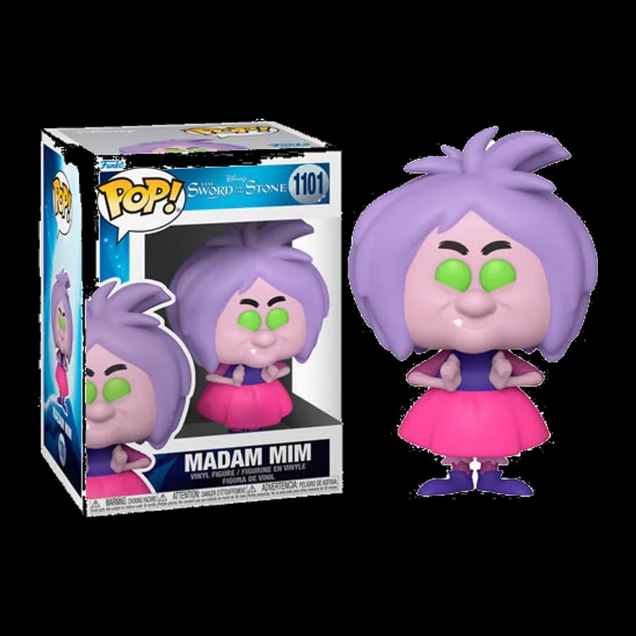 FUNKO POP! DISNEY : THE SWORD IN THE STONE - MADAM MIM #1101 VINYL FIGURE