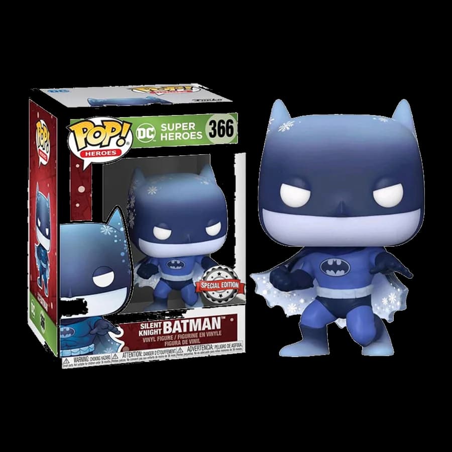 FUNKO POP! HEROES: DC HOLIDAY SUPER HEROES - SILENT KNIGHT BATMAN (Special Edition) #366 VINYL FIGURE