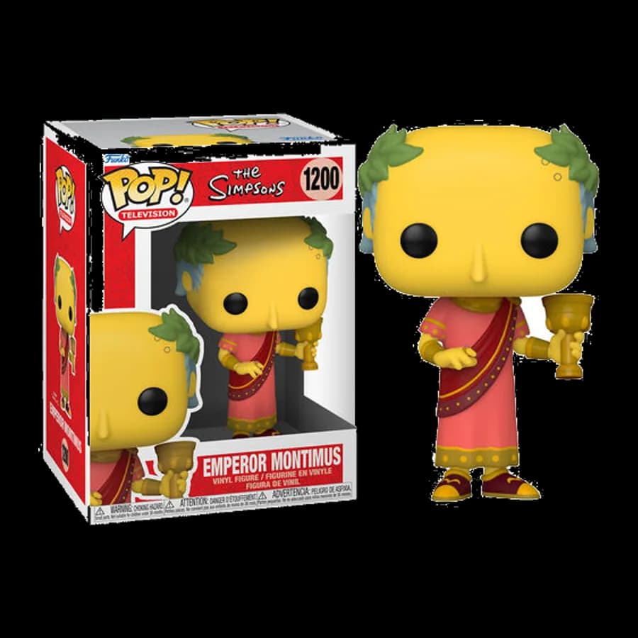 FUNKO POP! TELEVISION : THE SIMPSONS - EMPEROR MONTIMUS #1200 VINYL FIGURE