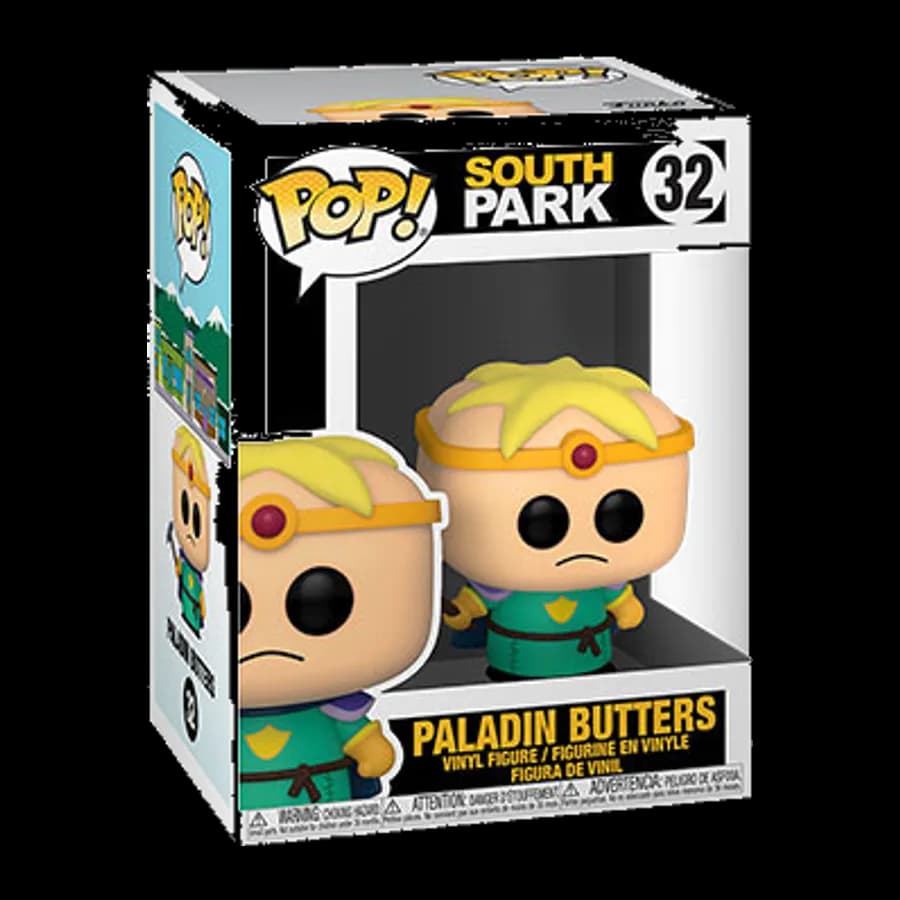 FUNKO POP! TELEVISION : SOUTH PARK - PALADIN BUTTERS #32 VINYL FIGURE