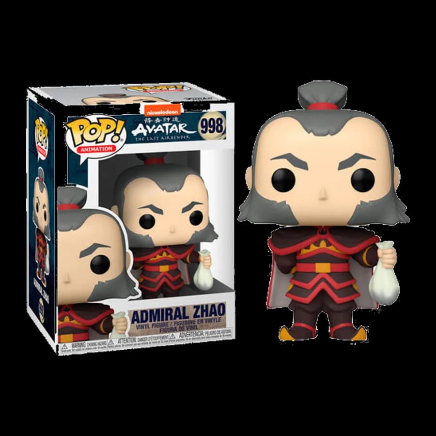 FUNKO POP! ANIMATION: AVATAR THE LAST AIRBENDER - ADMIRAL ZERO #998 VINYL FIGURE