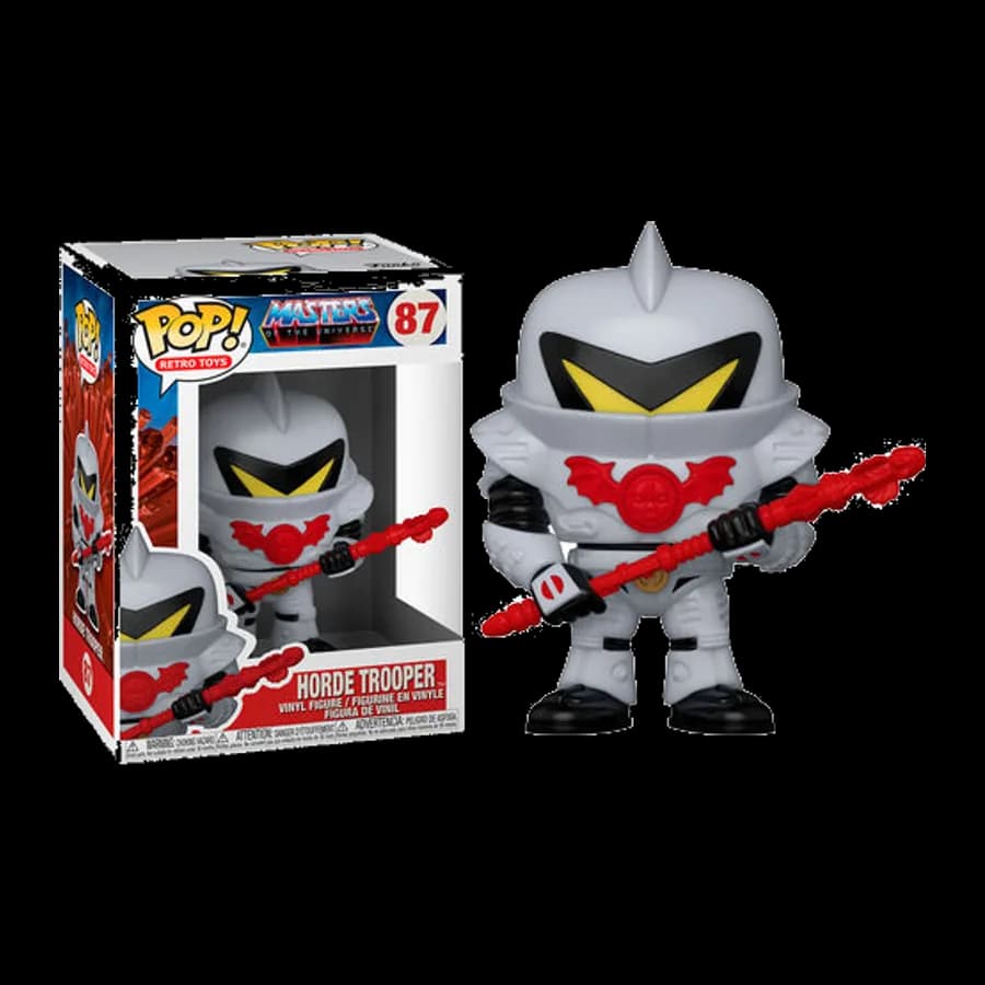 FUNKO POP! RETRO TOYS: MASTERS OF THE UNIVERSE - HORDE TROOPER #87 VINYL FIGURE