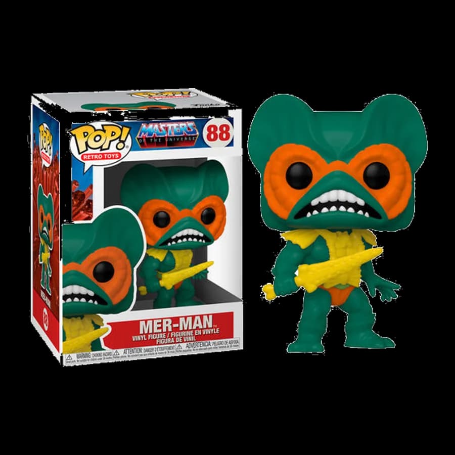 FUNKO POP! RETRO TOYS: MASTERS OF THE UNIVERSE - MER-MAN #88 VINYL FIGURE
