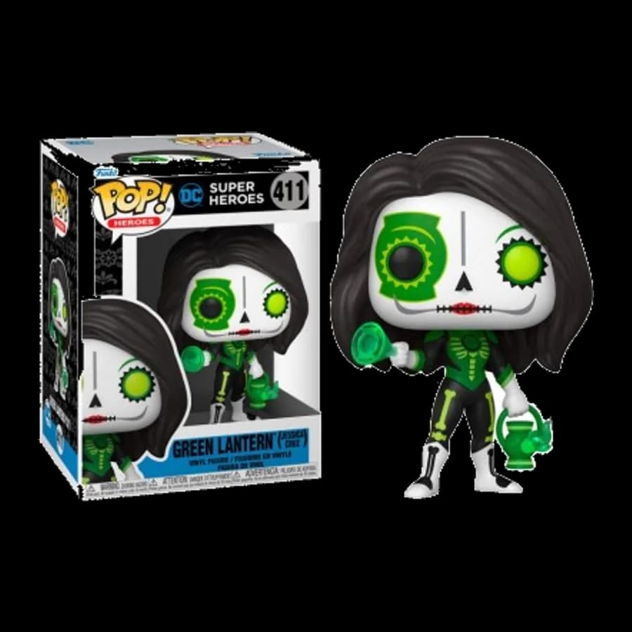 FUNKO POP! HEROES DC: DIA DE LOS - GREEN LANTERN (JESSICA CRUZ) #411 VINYL FIGURE