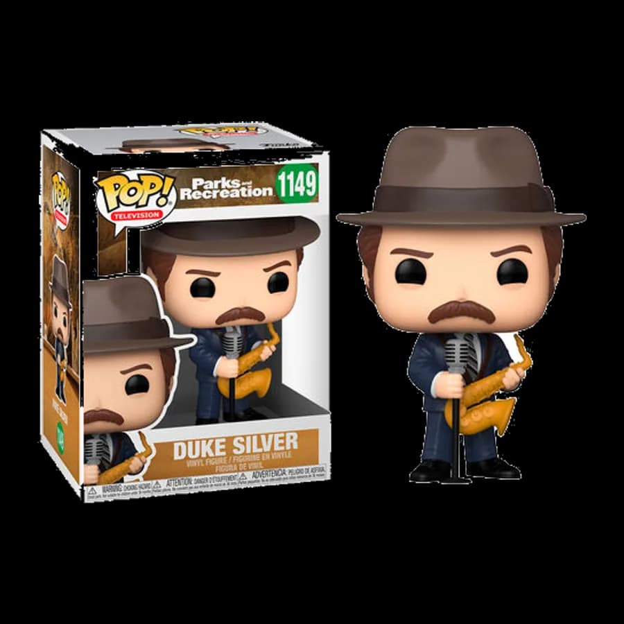 FUNKO POP! TELEVISION: PARKS & RECREATION - DUKE SILVER #1149 VINYL FIGURE