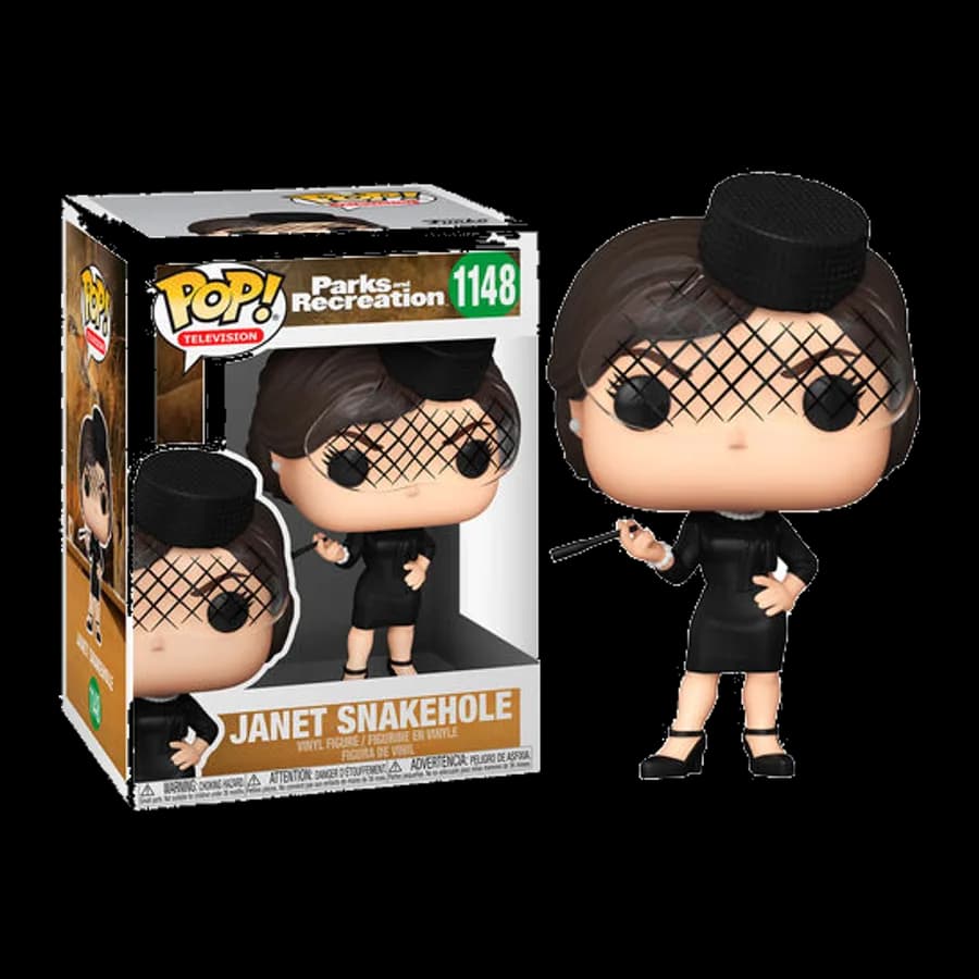 FUNKO POP! TELEVISION: PARK & RECREATION - JANET SNAKEHOLE #1148 VINYL FIGURE