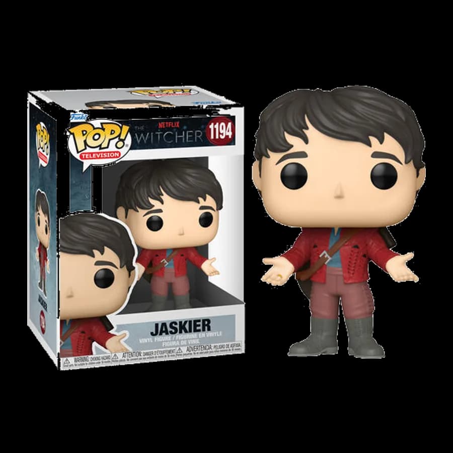 FUNKO POP! TELEVISION: THE WITCHER - JASKIER (RED OUTFIT) #1194 VINYL FIGURE