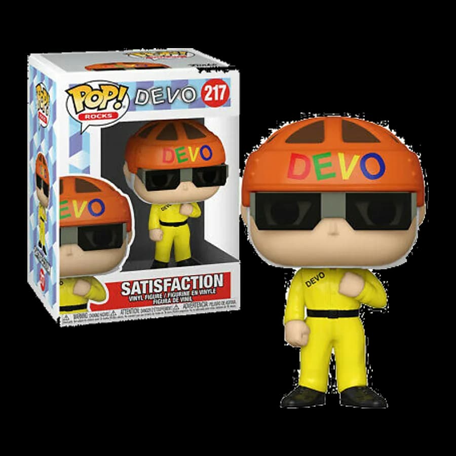 FUNKO POP! ROCKS: DEVO - SATISFACTION (YELLOW SUIT) #217 VINYL FIGURE
