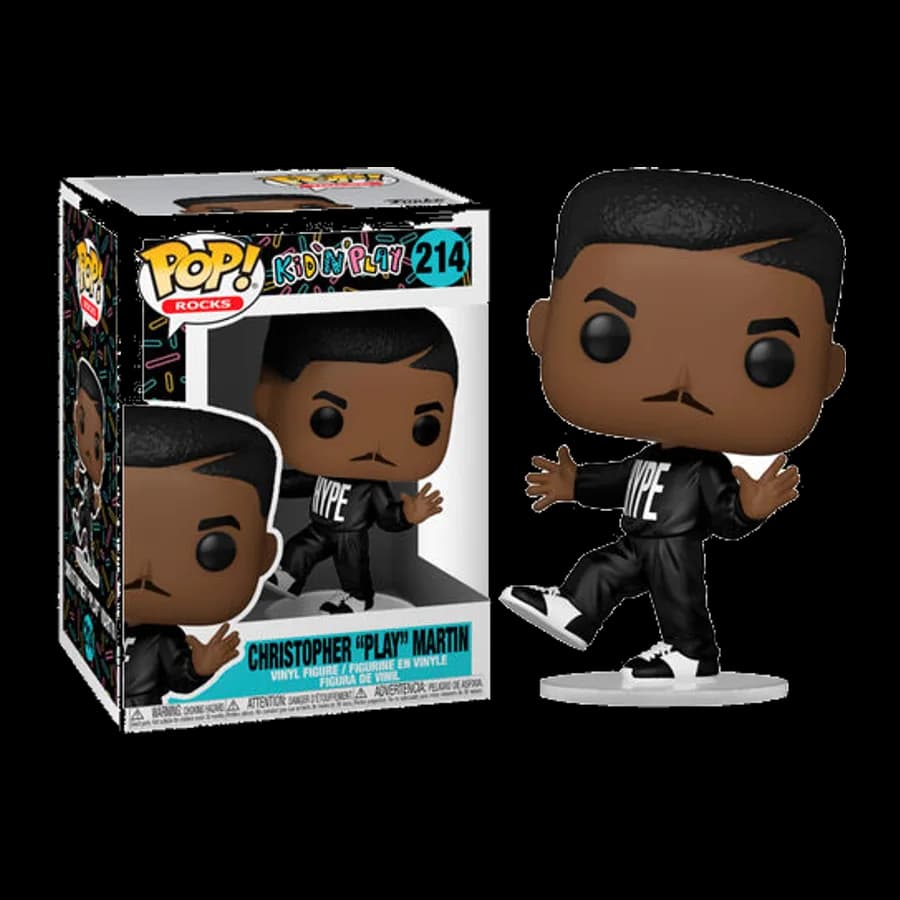 FUNKO POP! ROCKS: KID 'N' PLAY - CHRISTOPHER ''PLAY'' MARTIN #214 VINYL FIGURE
