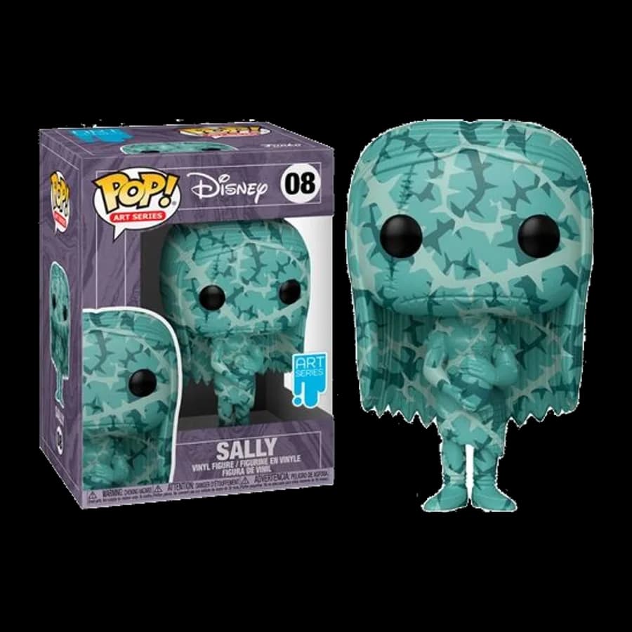 FUNKO POP! ART SERIES: DISNEY THE NIGHTMARE BEFORE CHRISTMAS - SALLY (WITH PLASTIC CASE) #08 VINYL FIGURE