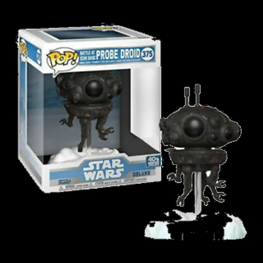 FUNKO POP! DELUXE: STAR WARS 40 YEARS THE EMPIRES STRIKE BACK - BATTLE AT ECHO BASE: PROBE DROID (Special Edition) #375 VINYL FIGURE