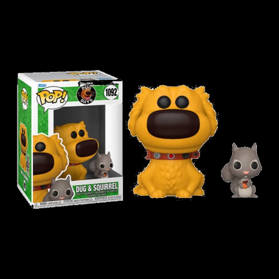 FUNKO POP! DISNEY: DUG DAYS - DUG & SQUIRREL #1092 VINYL FIGURE
