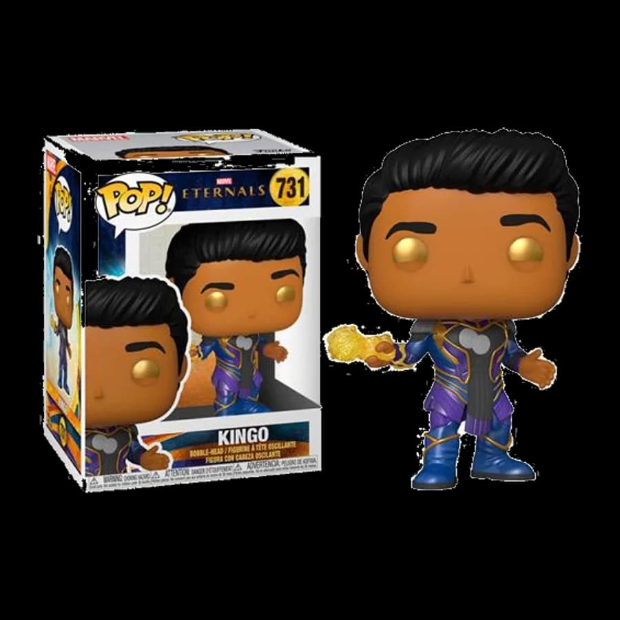 FUNKO POP! MARVEL: ETERNALS - KINGO #731 BOBBLE-HEAD VINYL FIGURE