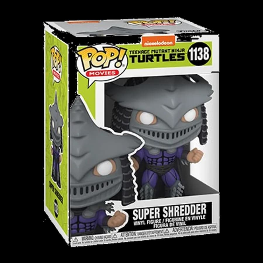 FUNKO POP! MOVIES: TEENAGE MUTANT NINJA TURTLES II - SUPER SHREDDER #1138 VINYL FIGURE