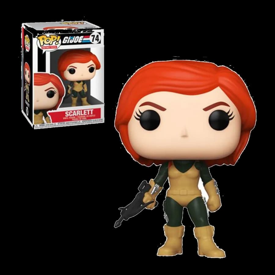 FUNKO POP! RETRO TOYS: G.I.JOE - SCARLETT # 74 VINYL FIGURE