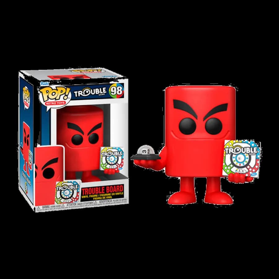 FUNKO POP! RETRO TOYS HASBRO: TROUBLE - TROUBLE BOARD #98 VINYL FIGURE