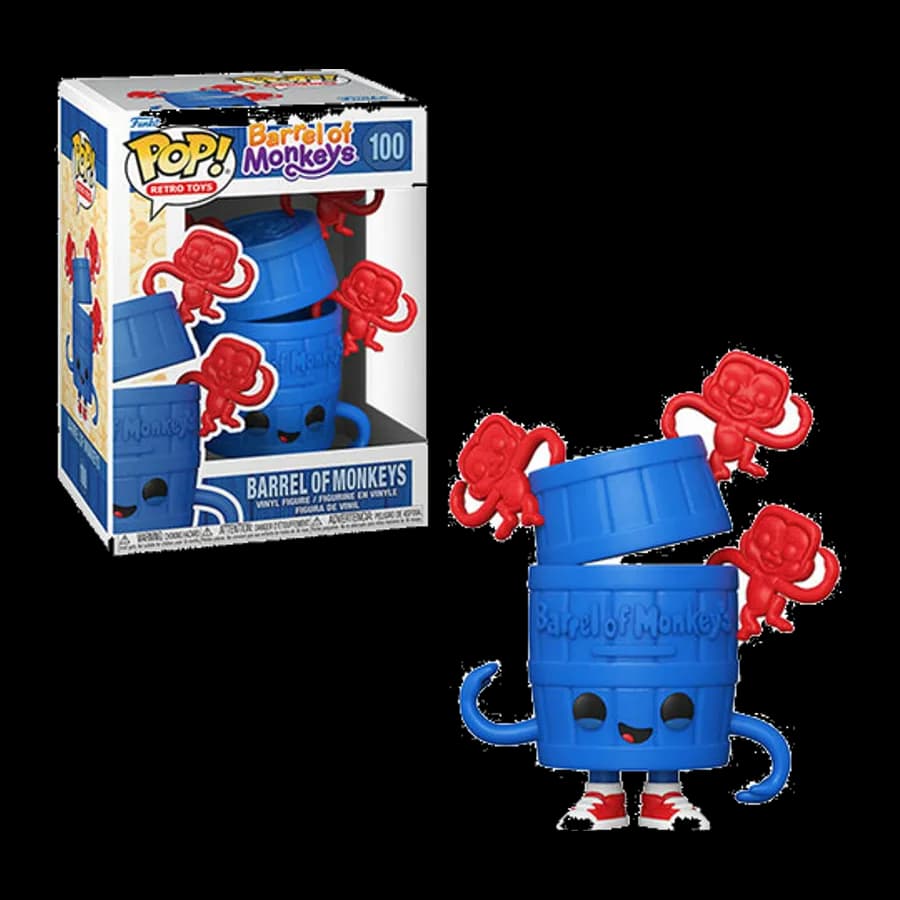 FUNKO POP! RETRO TOYS: BARREL OF MONKEYS - BARREL OF MONKEYS #100 VINYL FIGURE