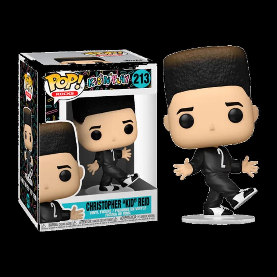 FUNKO POP! ROCKS: KID 'N' PLAY 0 CHRISTOPHER 'KID' REID #213 VINYL FIGURE