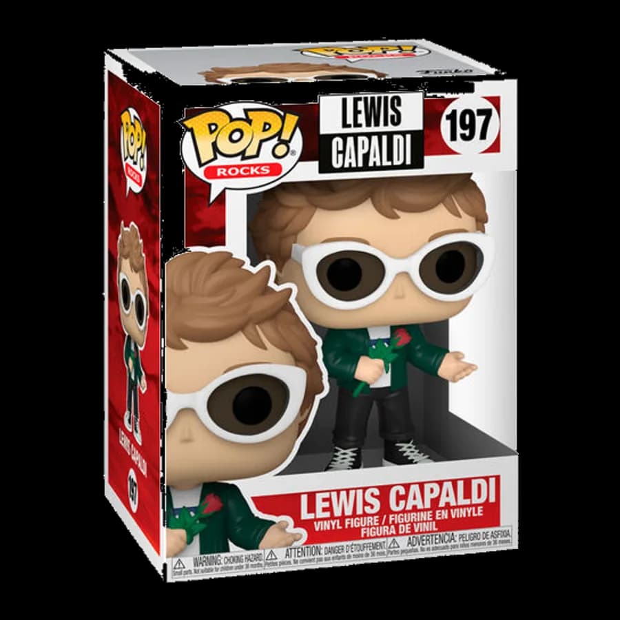 FUNKO POP! ROCKS: LEWIS CAPALDI #197 VINYL FIGURE