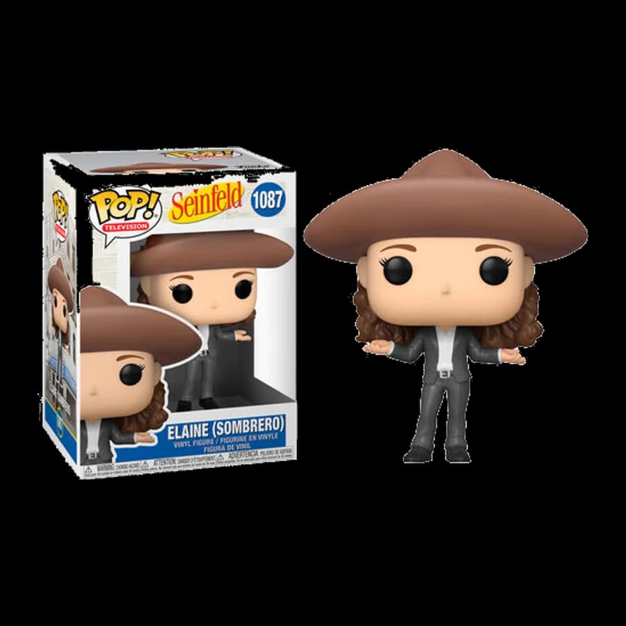 FUNKO POP! TELEVISIONS: SEINFELD - ELAINE (IN SOMBRERO) #1087 VINYL FIGURE