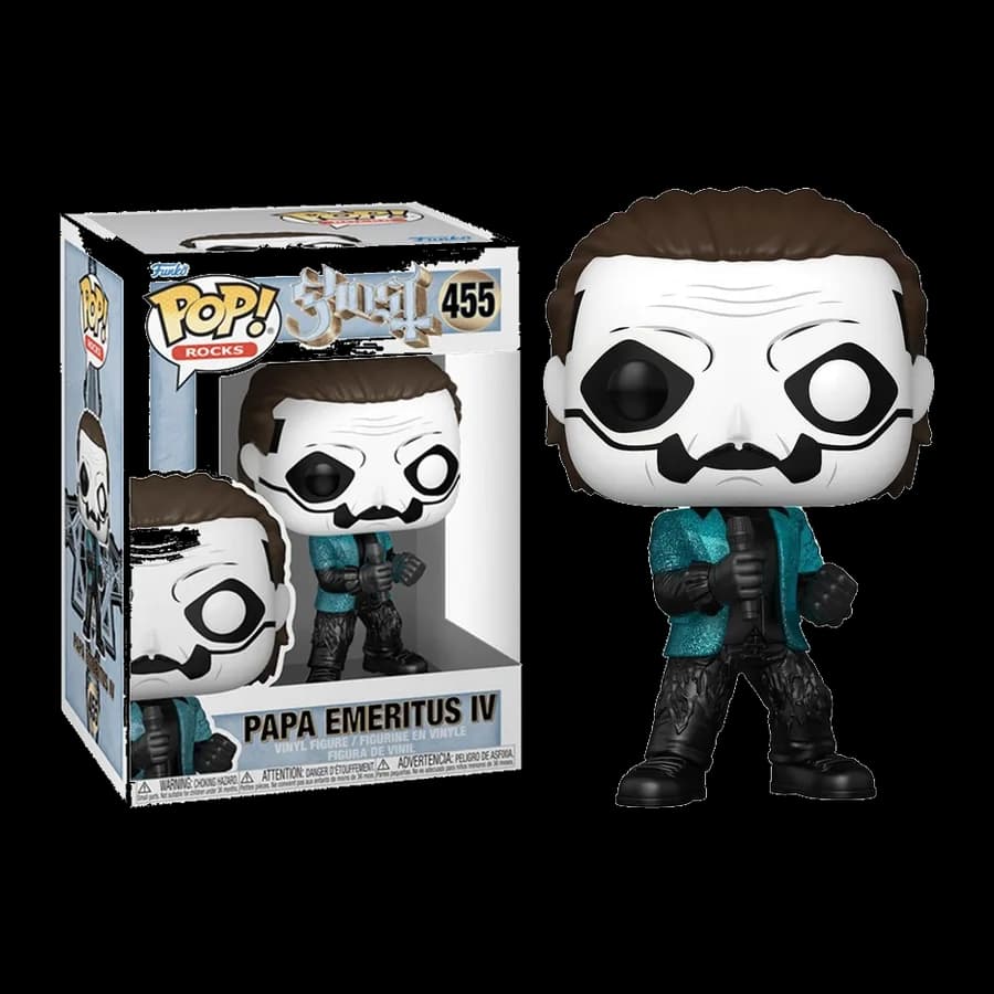FUNKO POP! ROCKS: GHOST - PAPA EMERITUS IV (GLITTER) #455 VINYL FIGURE