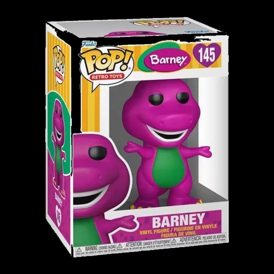 FUNKO POP! RETRO TOYS: BARNEY - BARNEY #145 VINYL FIGURE