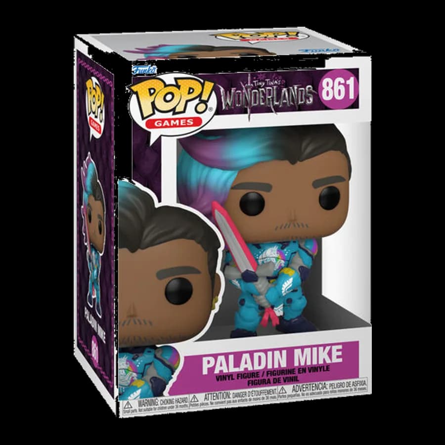 FUNKO POP! GAMES: TINY TINA'S WONDERLANDS - PALADIN MIKE #861 VINYL FIGURE