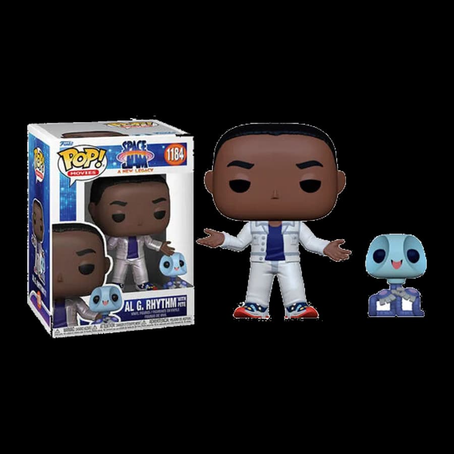 FUNKO POP! MOVIES: SPACE JAM A NEW LEGACY - AL G. RHYTHM WITH PETE (METALLIC) #1184 VINYL FIGURE