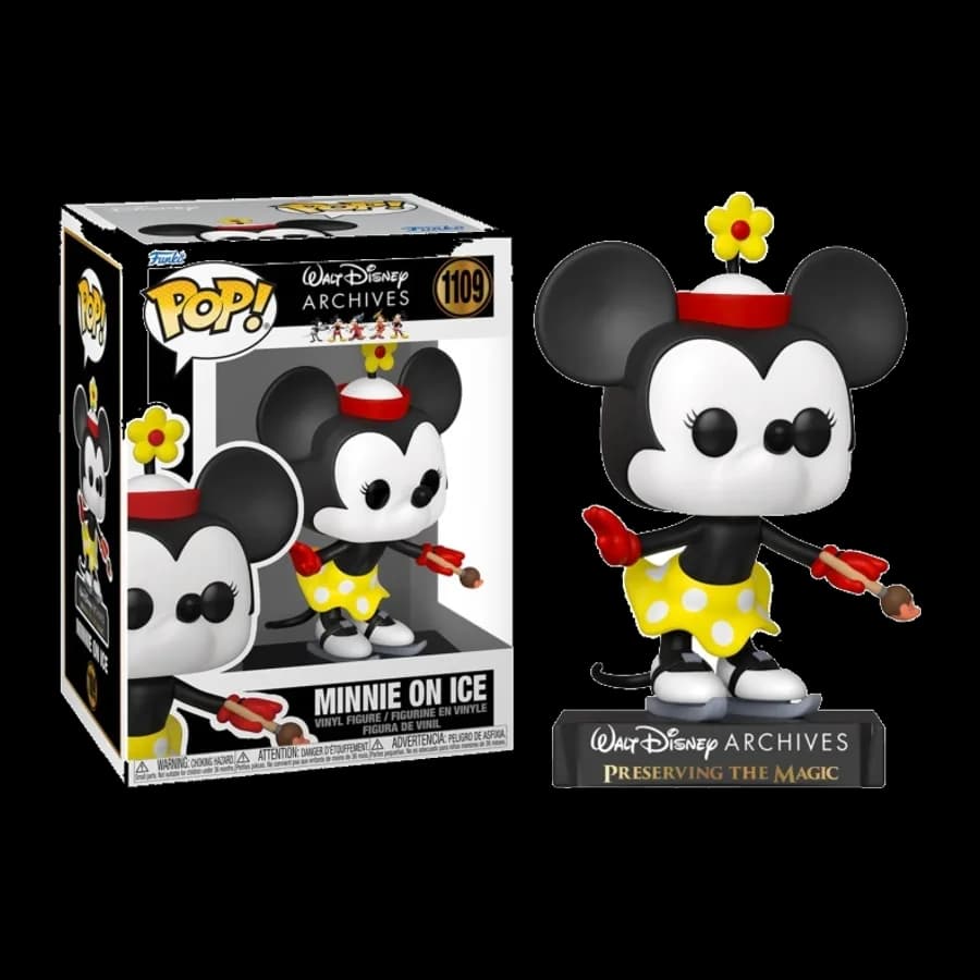 FUNKO POP! WALT DISNEY: ARCHIVES - MINNIE ON ICE (1935) #1109 VINYL FIGURE