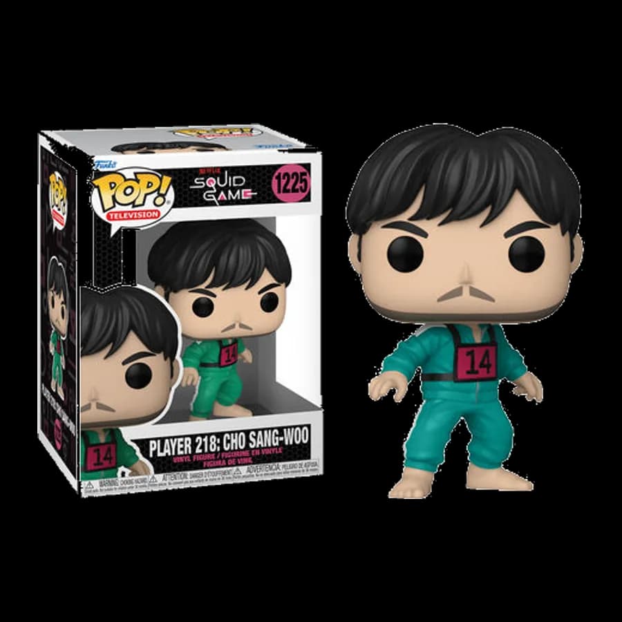 FUNKO POP! TELEVISION: SQUID GAME - PLAYER 218 SANG-WOO #1225 VINYL FIGURE