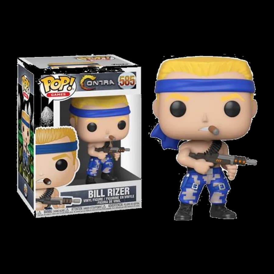 FUNKO POP! GAMES: CONTRA - BILL RIZER #585 VINYL FIGURE