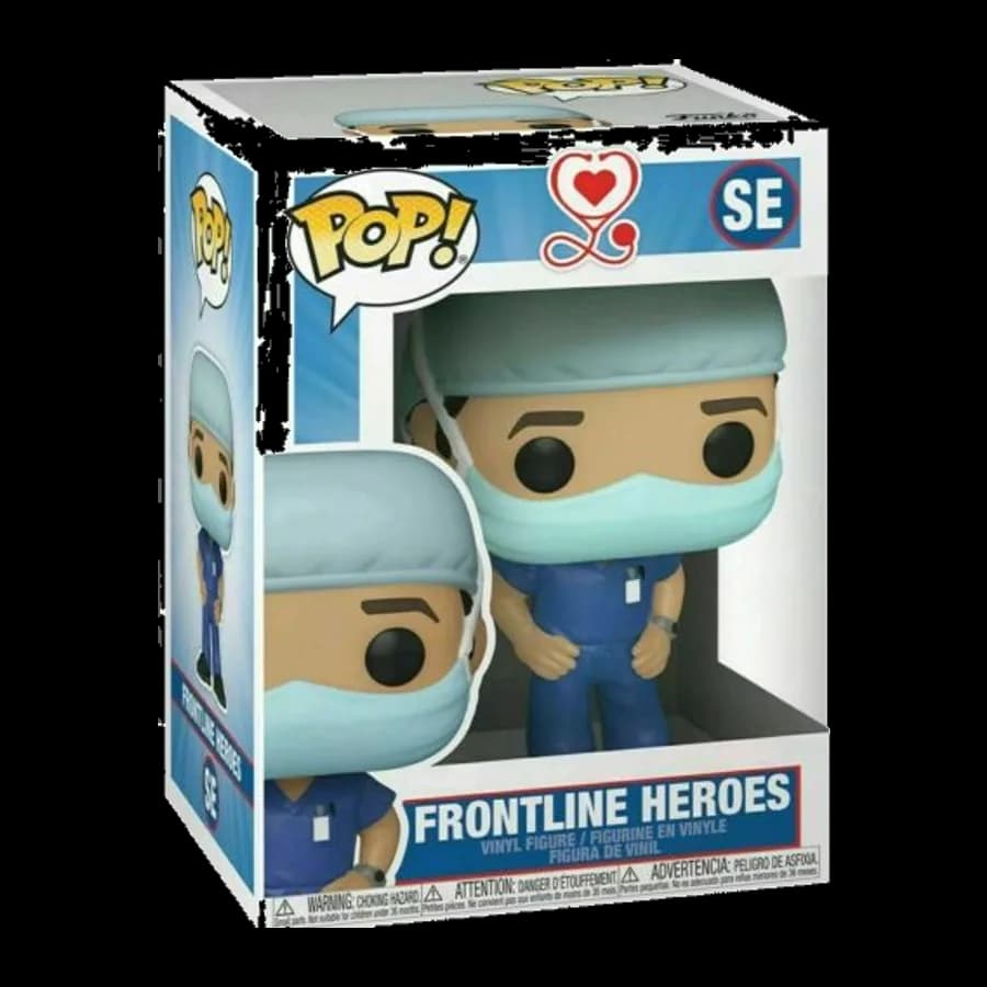 FUNKO POP! HEROES: FRONT LINE WORKER MALE#1 VINYL FIGURE