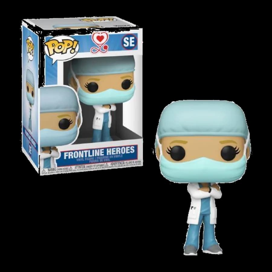 FUNKO POP! HEROES: FRONT LINE WORKER FEMALE#1 VINYL FIGURE