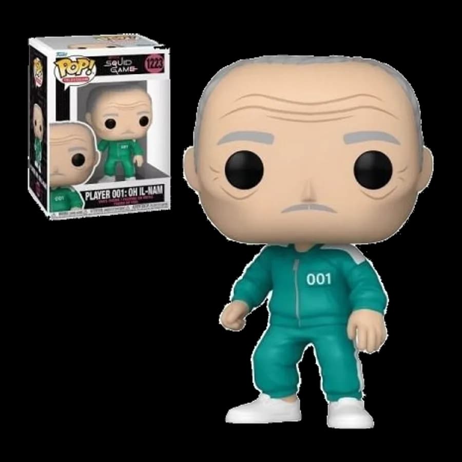 FUNKO POP! TELEVISION: SQUID GAME - PLAYER 001: OH IL-NAM #1223 VINYL FIGURE