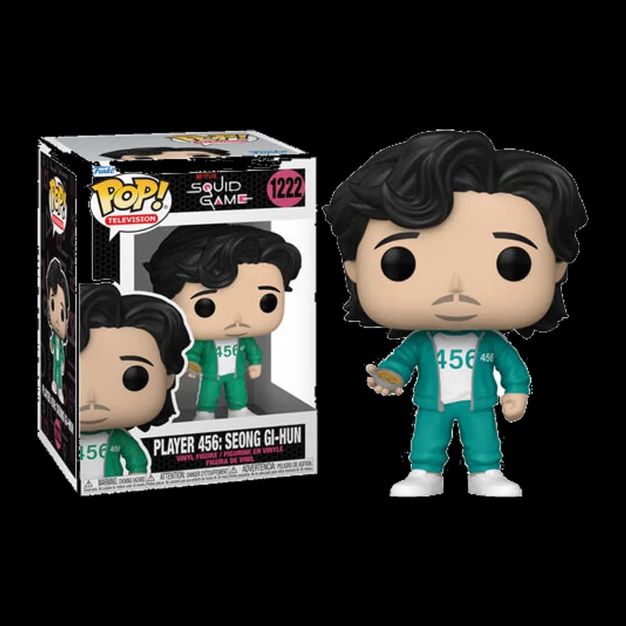 FUNKO POP! TELEVISION: SQUID GAME - PLAYER 456: SEONG GI-HUN #1222 VINYL FIGURE