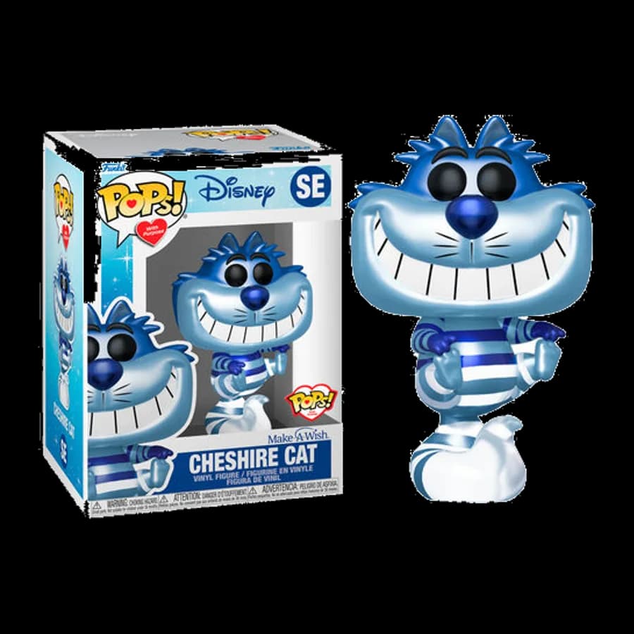 FUNKO POP! WITH PURPOSE: DISNEY MAKE A WISH CHESHIRE CAT (METALLIC) SE VINYL FIGURE